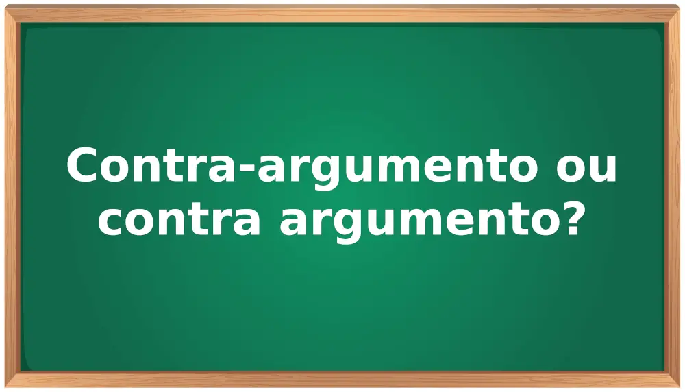 contra-argumento ou contra argumento