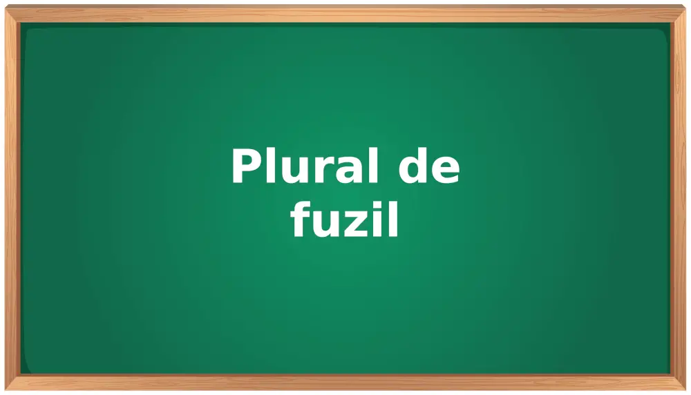 plural de fuzil