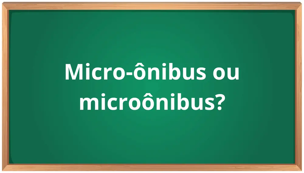 micro-ônibus ou microônibus