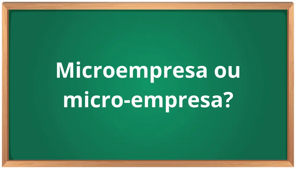 microempresa ou micro-empresa